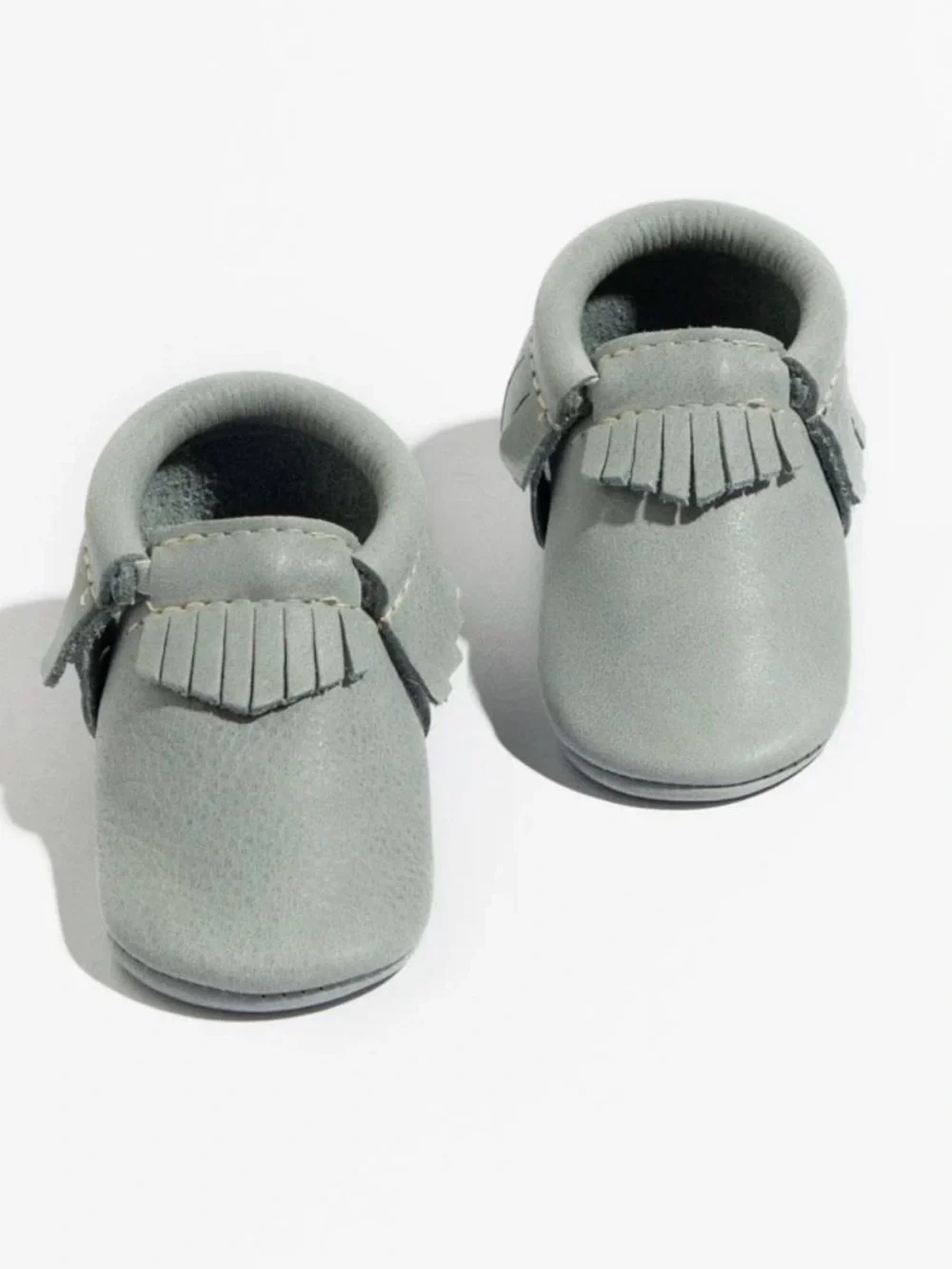 Freshly Picked Baby Moccasins - Gray